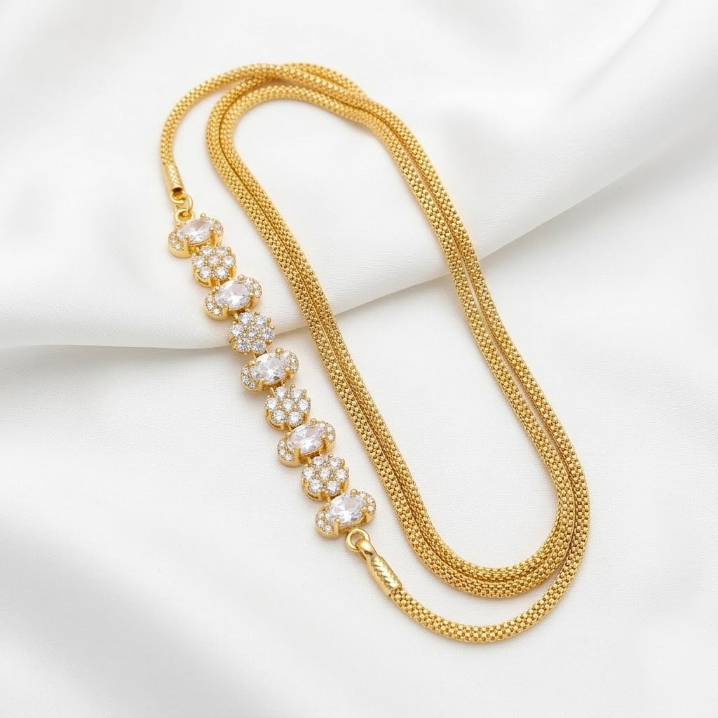 2026/06/1000106891.png American Diamond Stone Mogap chain - Image 1