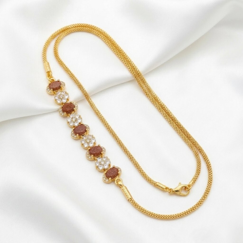 2026/06/1000106896.png American Diamond Stone Mogap chain - Image 1