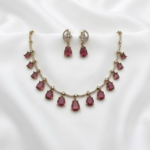 American Diamond Stone Necklace - Image 2