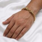 Panjaloga 5 Metal Mens Adjustable Kada Bracelet - Image 2
