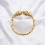 Panjaloga 5 Metal Mens Adjustable Kada Bracelet