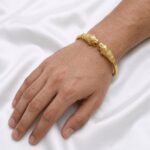 Panjaloga 5 Metal Mens Adjustable Kada Bracelet - Image 2